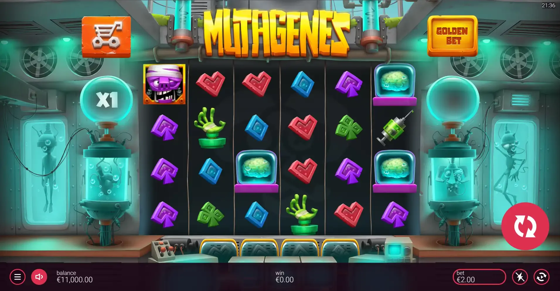 la machine &agrave; sous Mutagenes