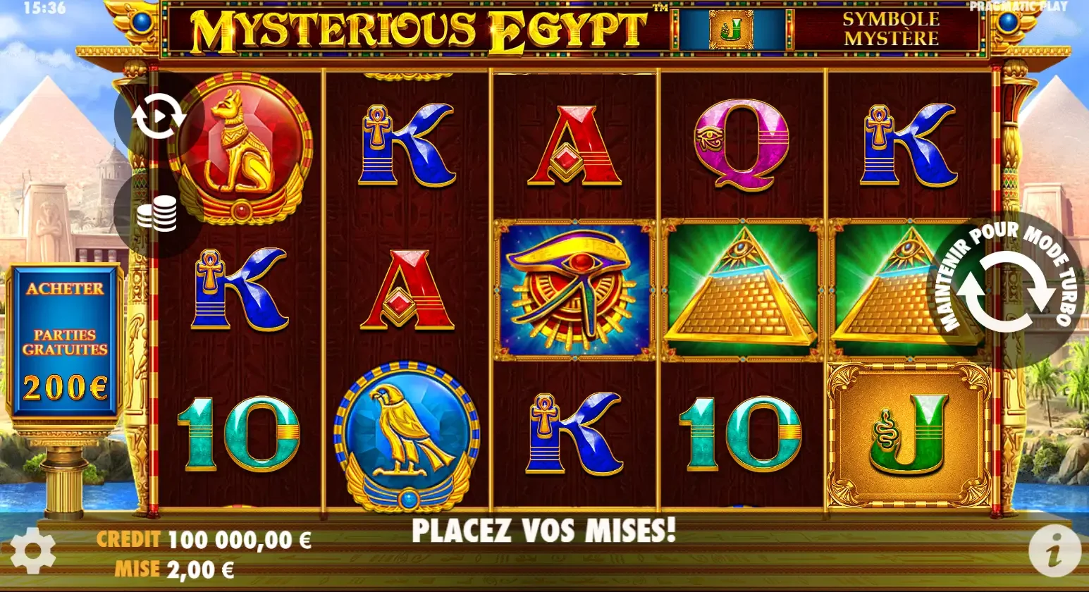 Mysterious of egypt machine &agrave; sous slot casino