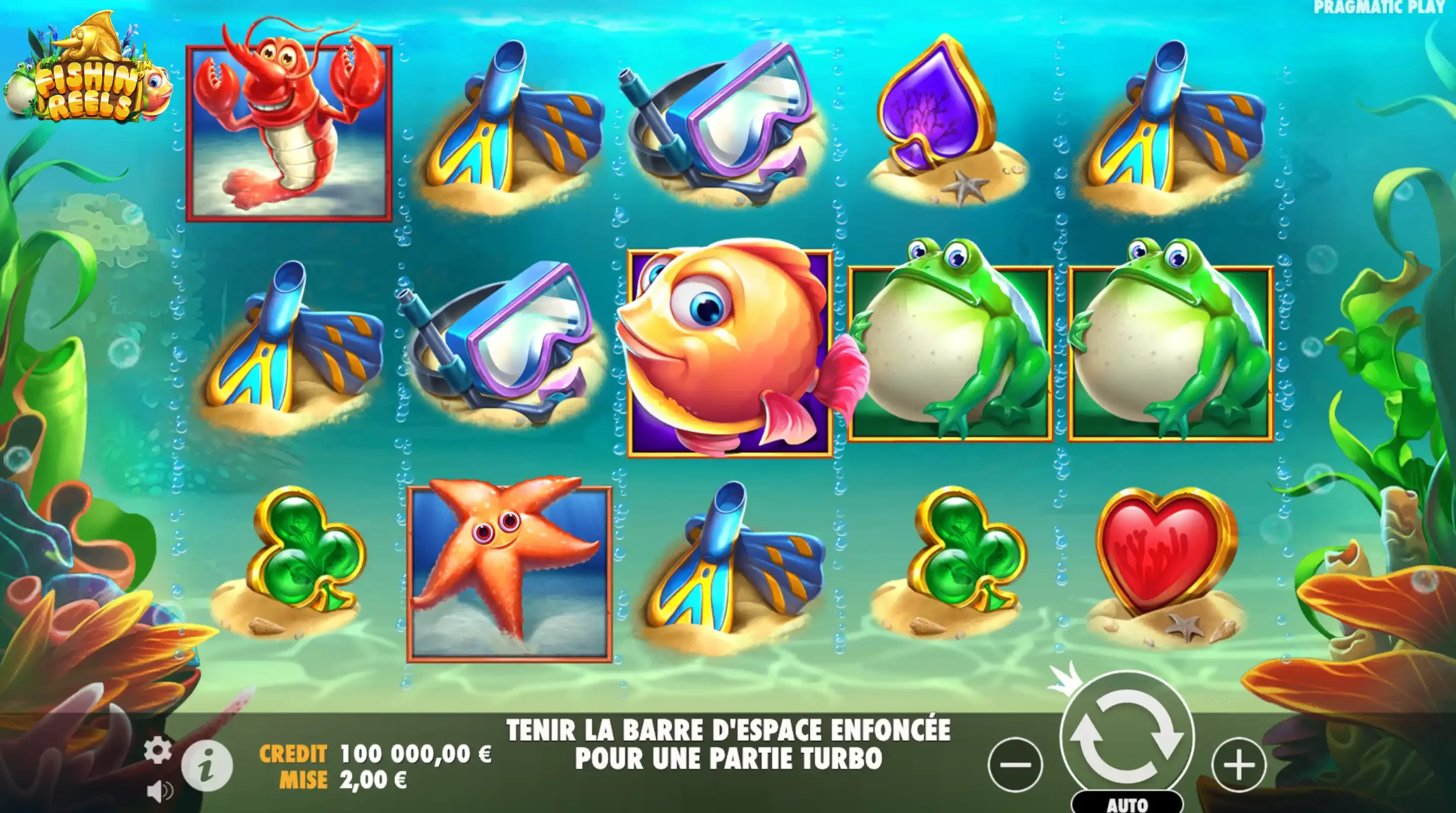 la machine &agrave; sous Fishin Reels