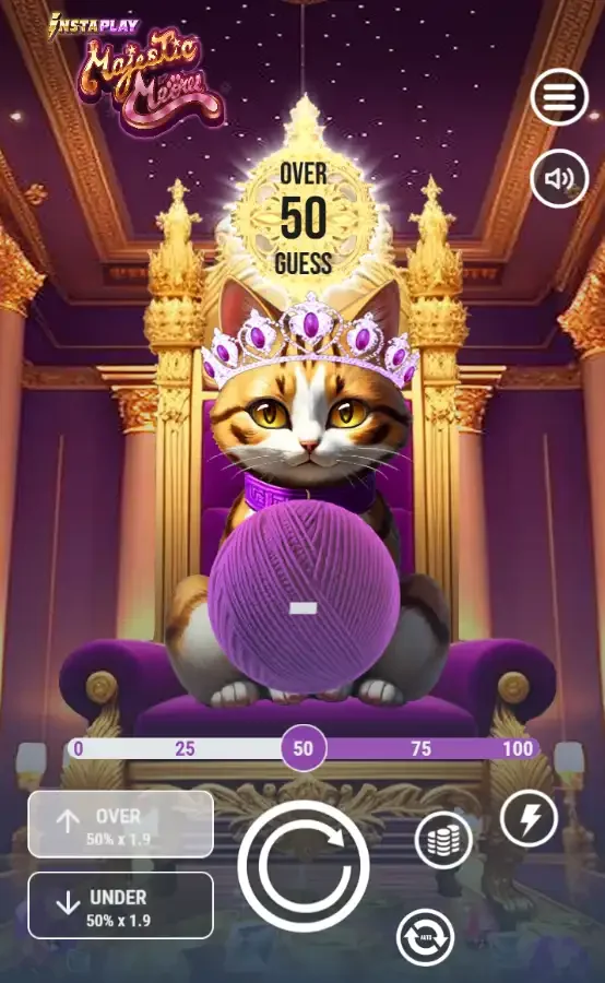 la machine &agrave; sous Majestic Meow