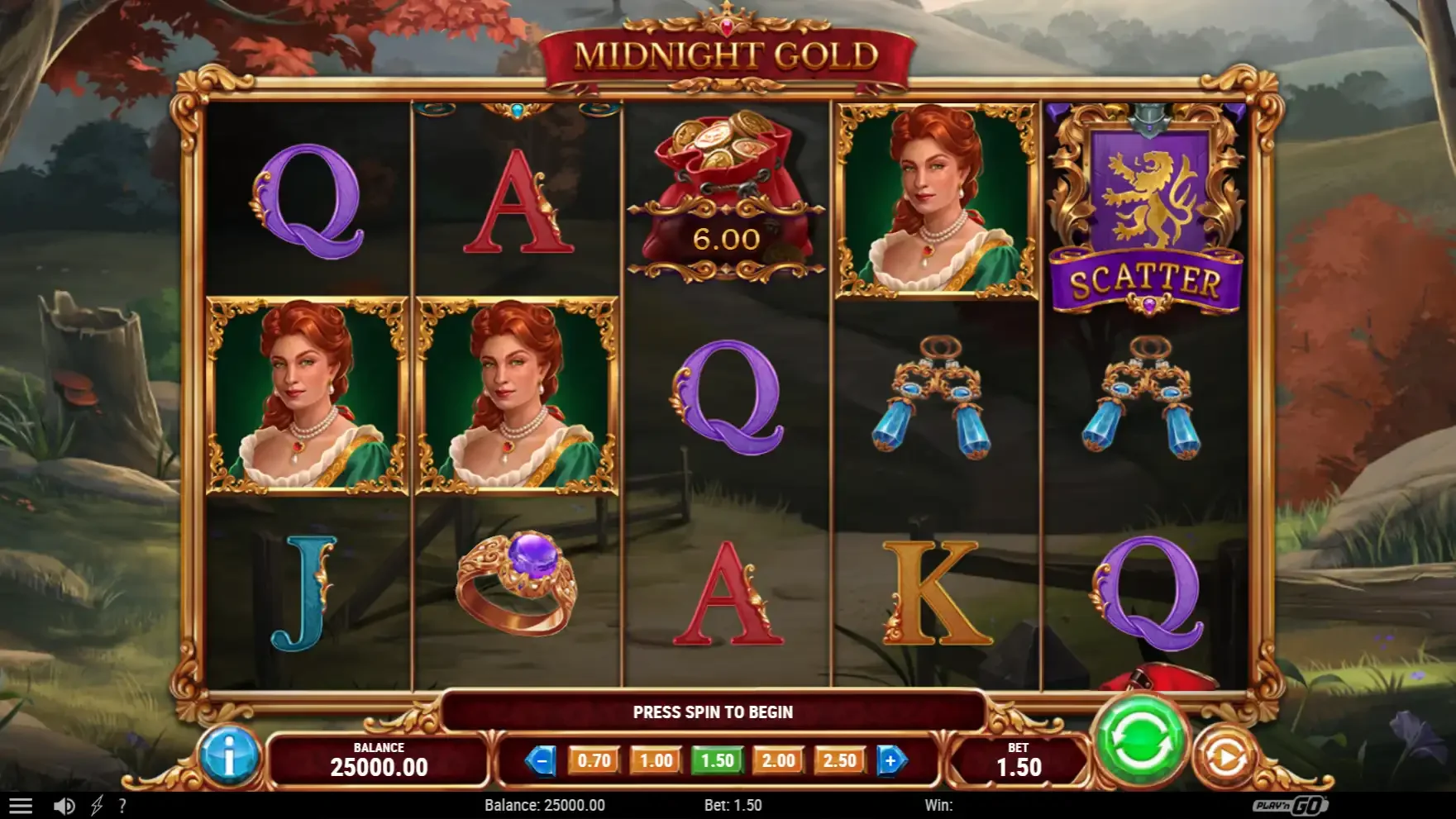 La machine &agrave; sous Midnight Gold