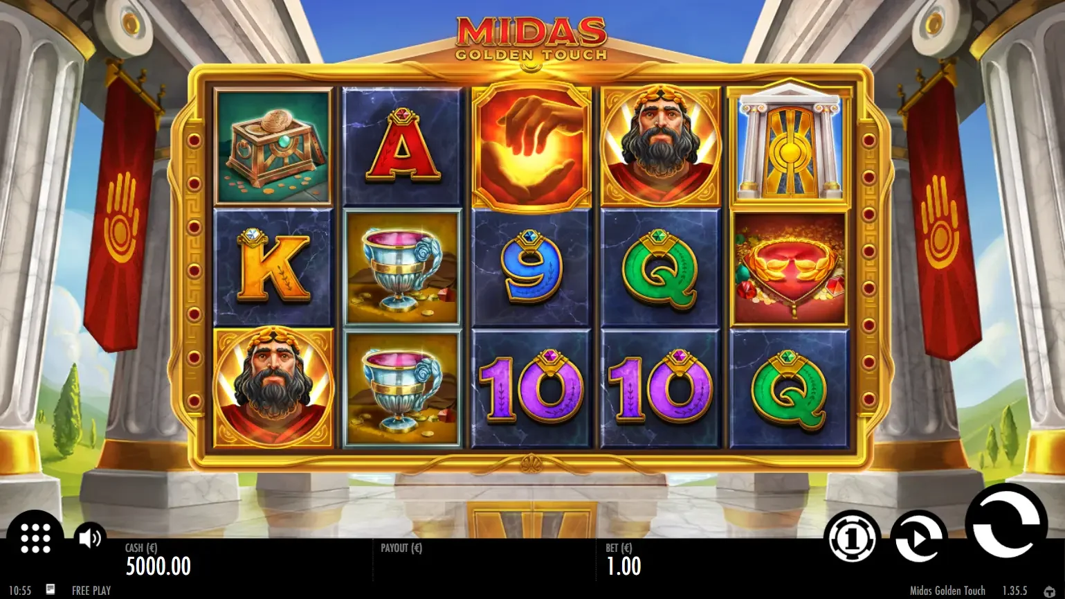 Midas Golden Touch&nbsp; slot casino