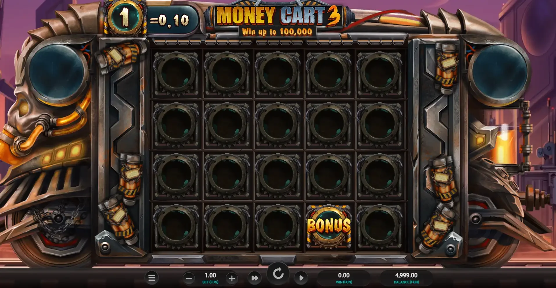 la machine &agrave; sous Money Cart 3