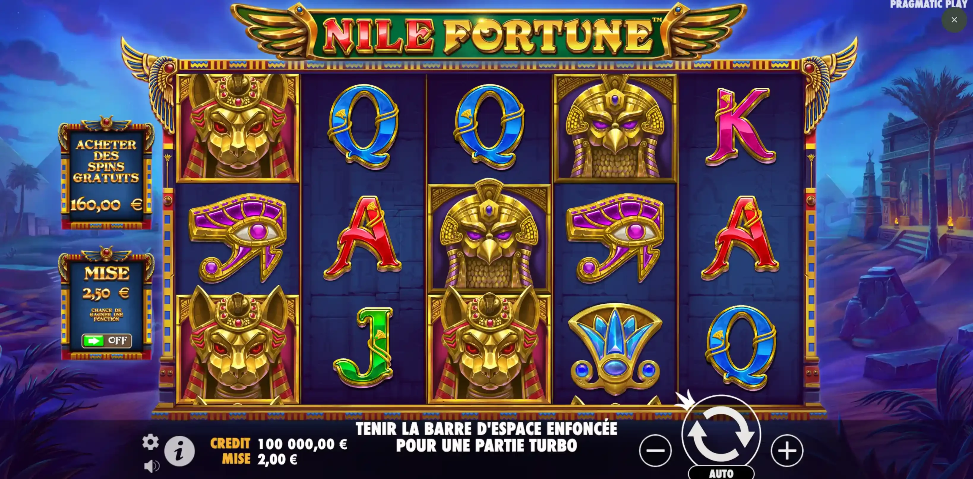 Nile fortune machine &agrave; sous casino