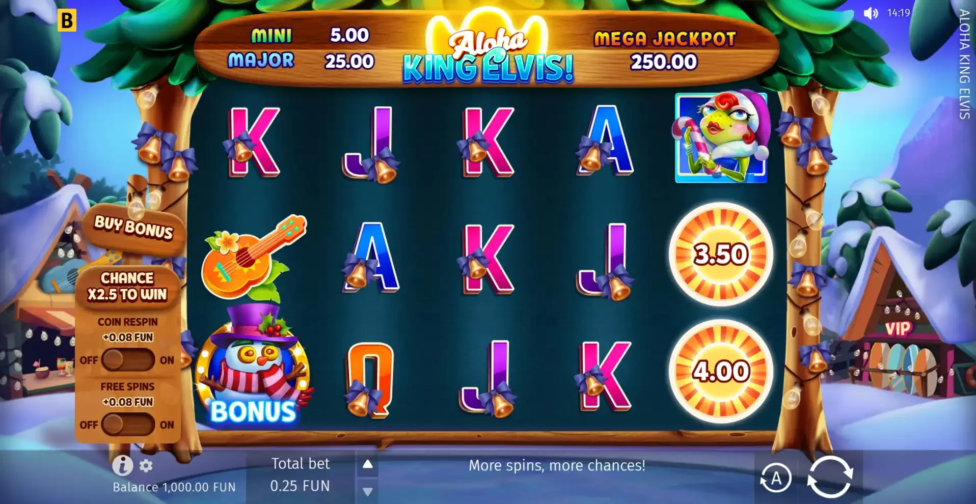Aloha King Elvis&nbsp;machine &agrave; sous