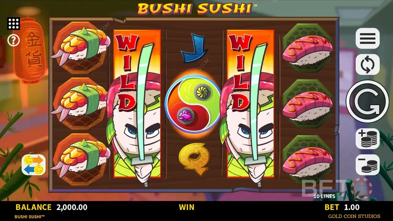 la machine &agrave; sous Bushi Sushi