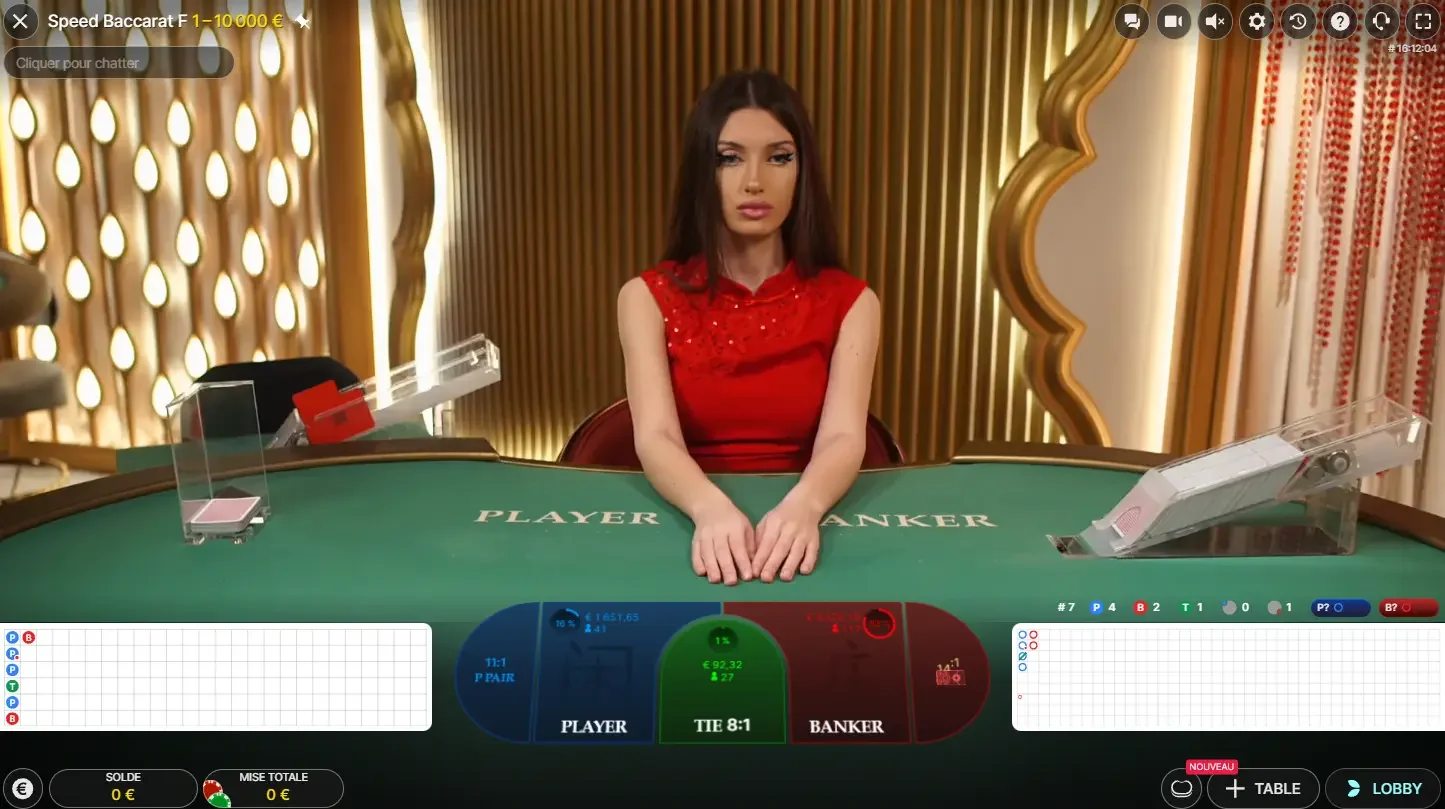 casino en ligne speed baccarat