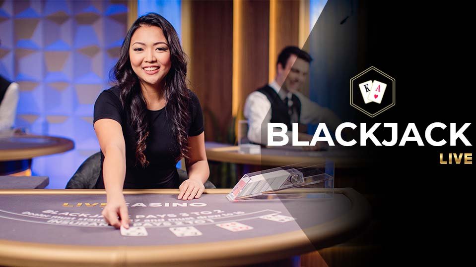 blackjack live croupi&egrave;re &eacute;volution gaming