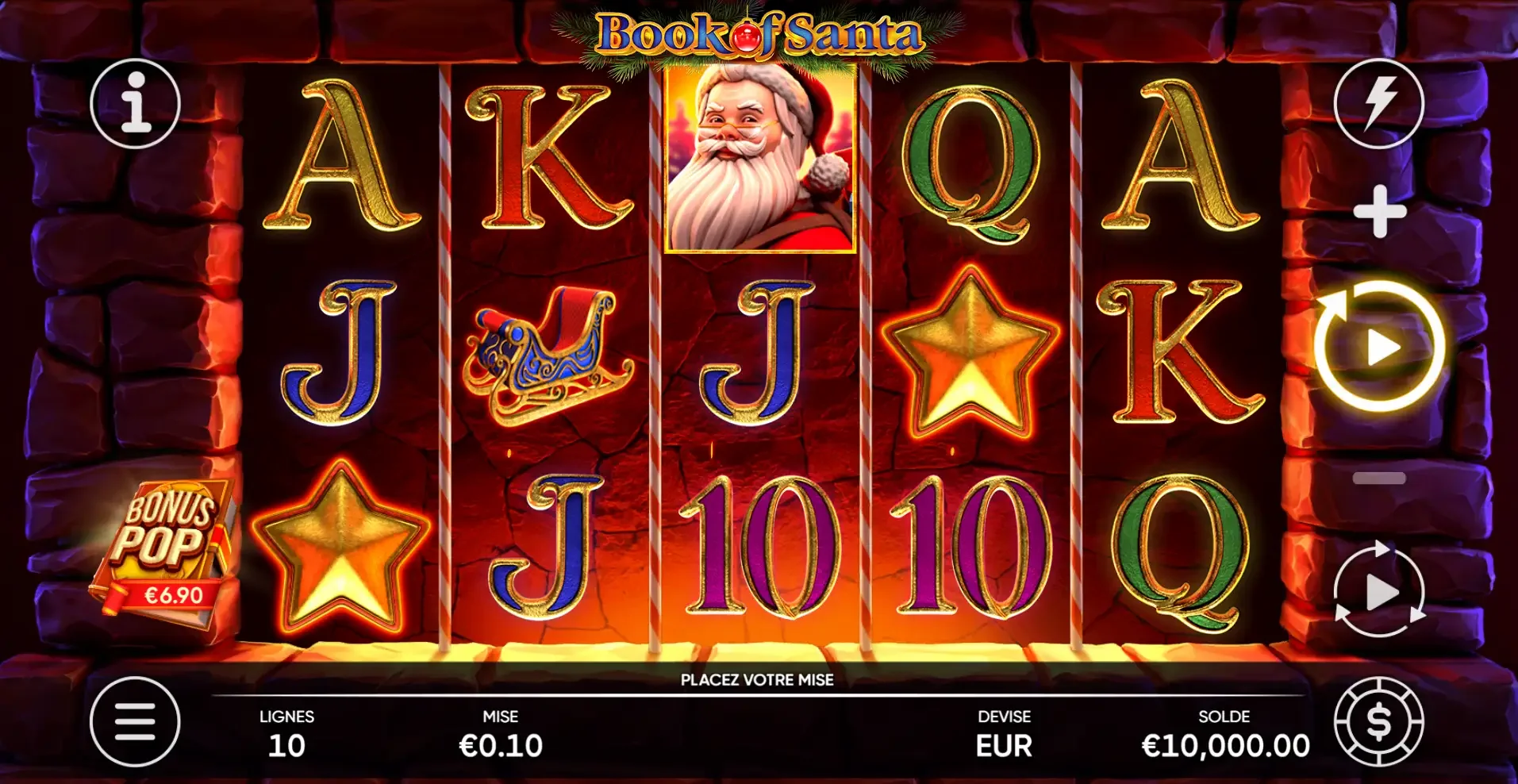 Book of Santa machine &agrave; sous casino