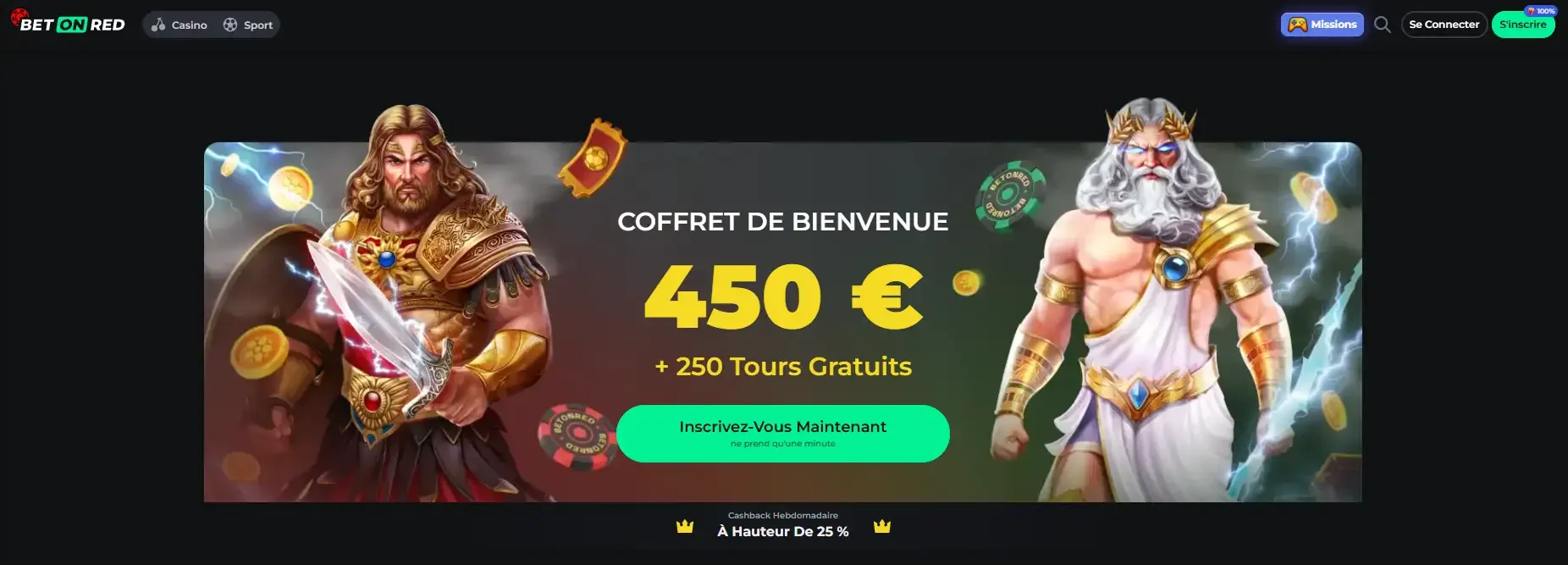 Betonred casino en ligne offre de bienvenue