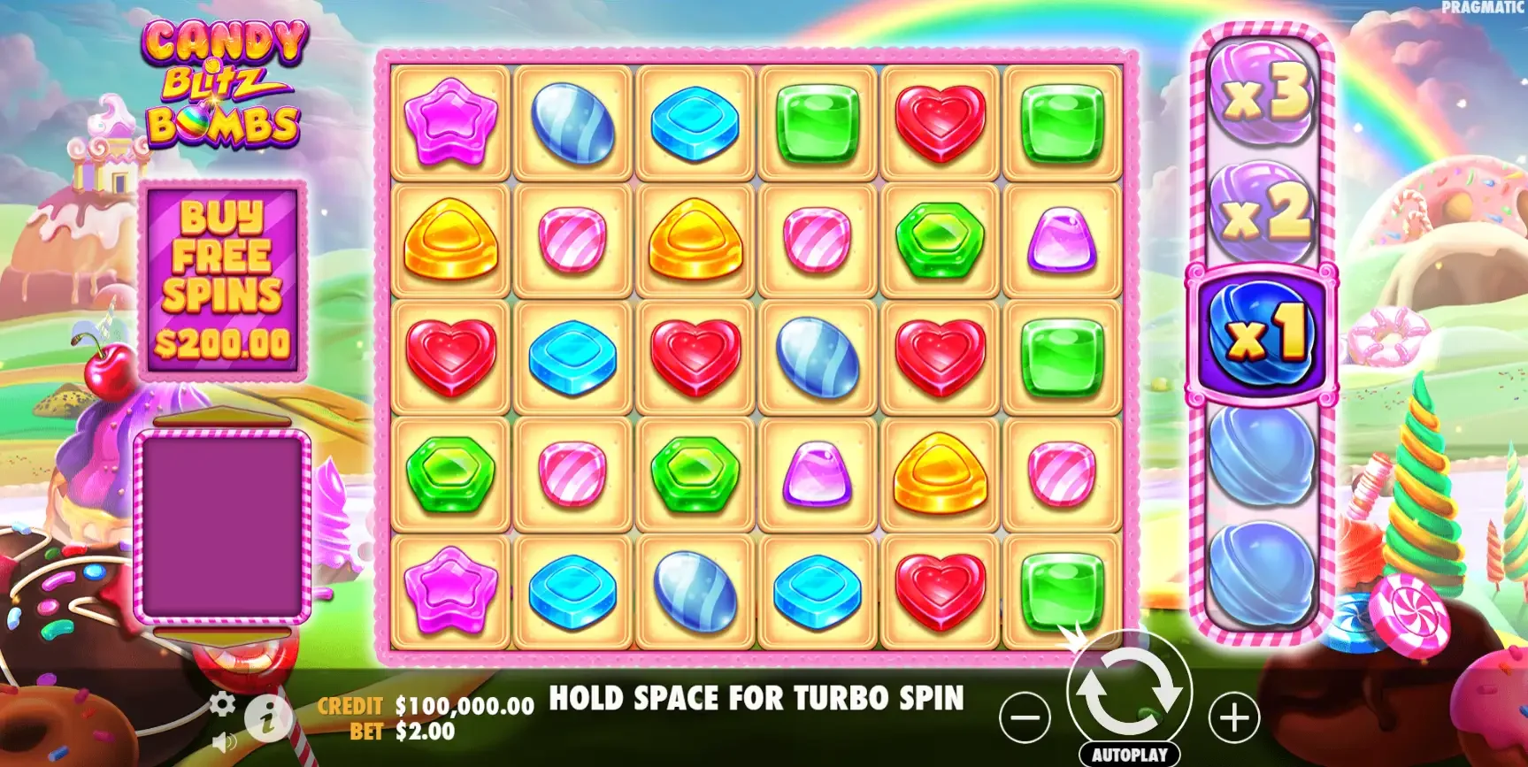 machine &agrave; sous Candy Blitz Bombs