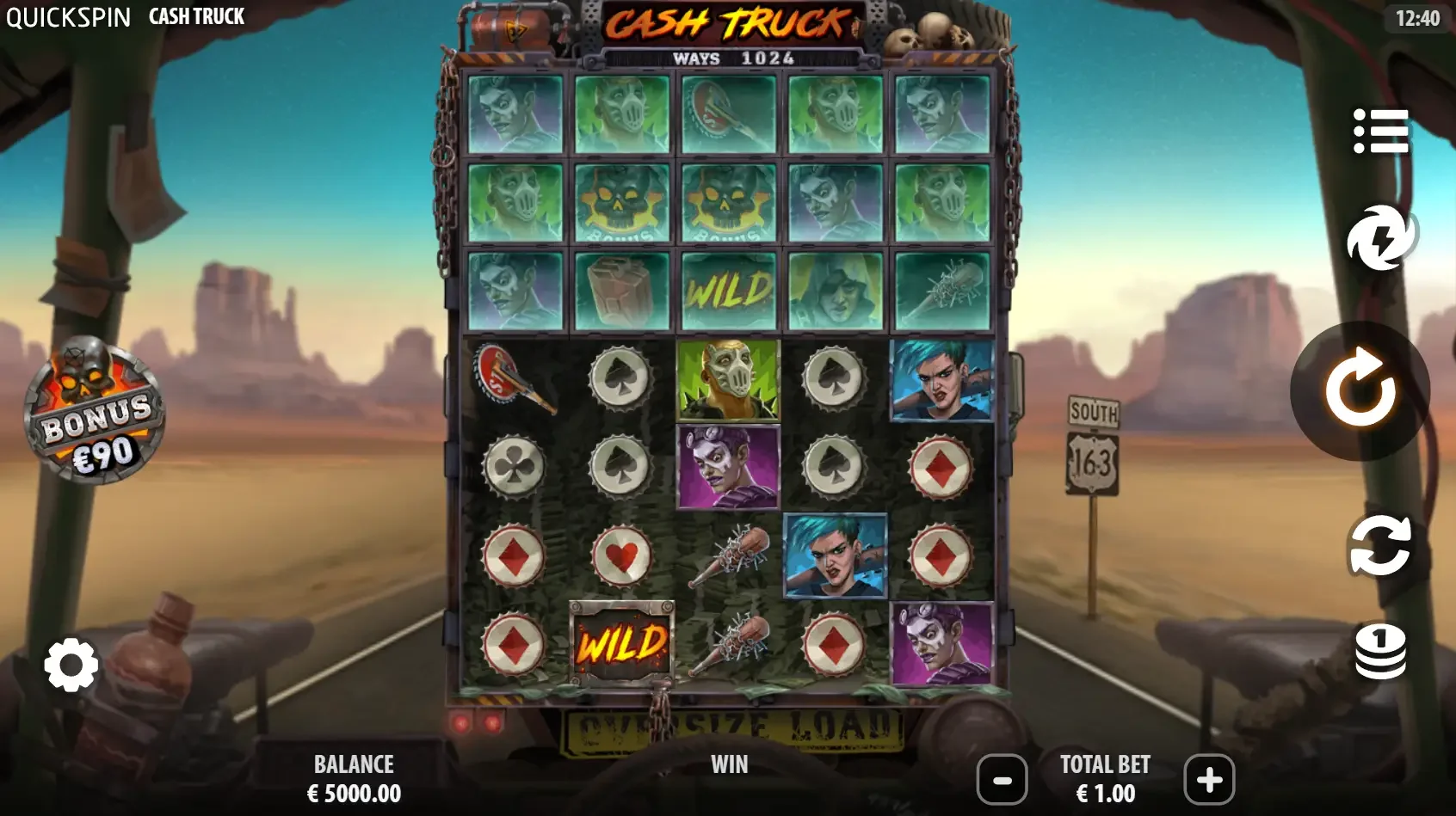 Machine &agrave; sous cashtruck