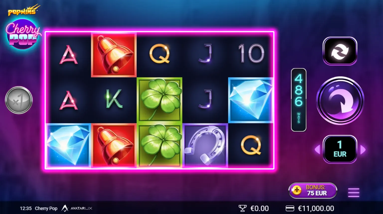 Cherry pop machine &agrave; sous casino en ligne