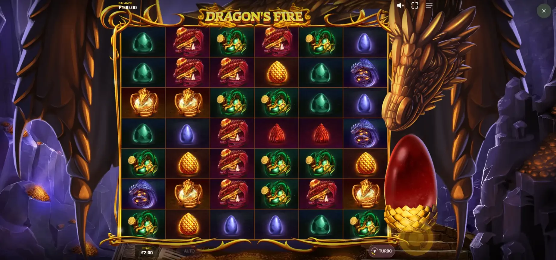 Dragon&rsquo;s Fire Megaways&nbsp;machine &agrave; sous red tiger