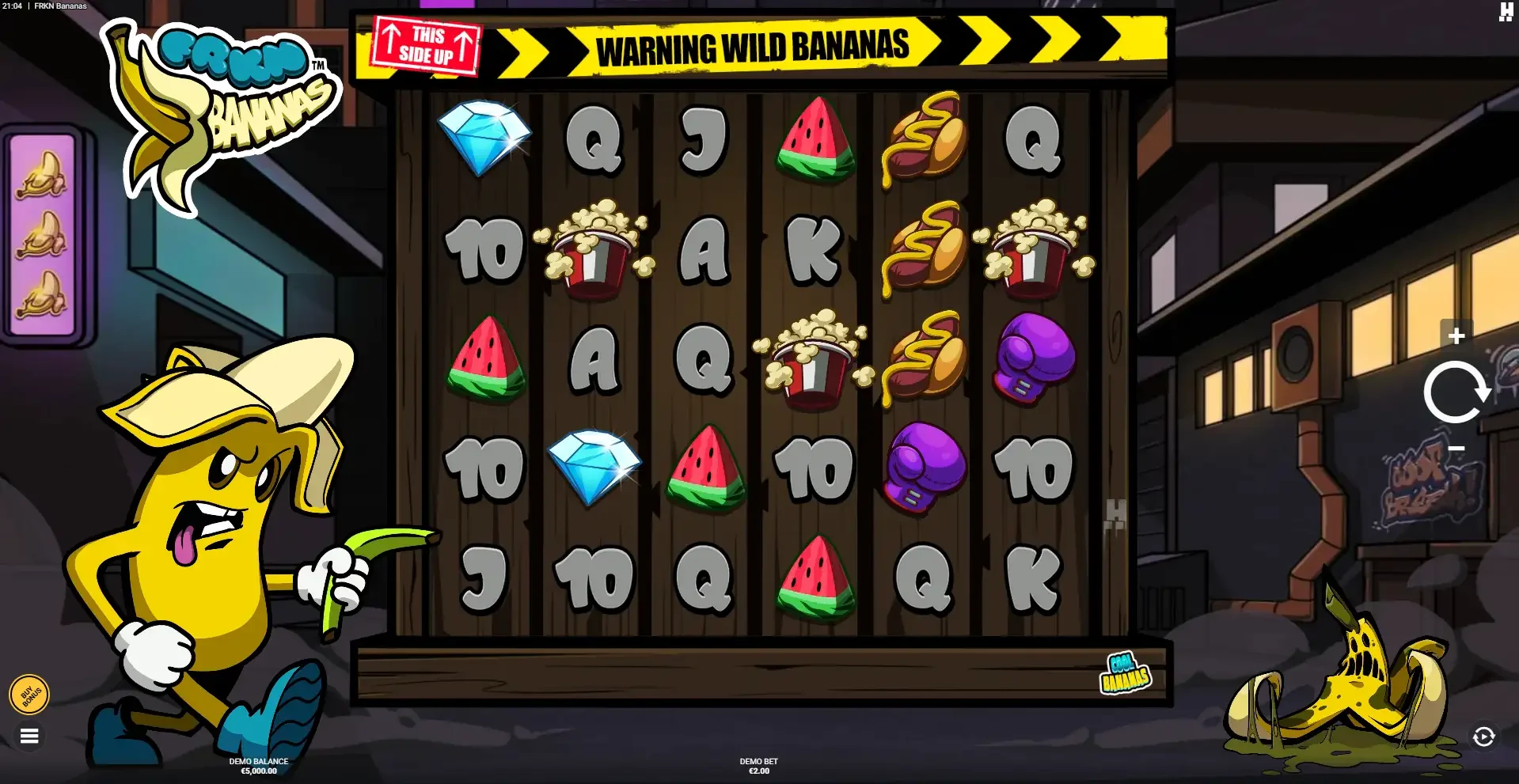 la machine &agrave; sous gratuite FRKN Bananas