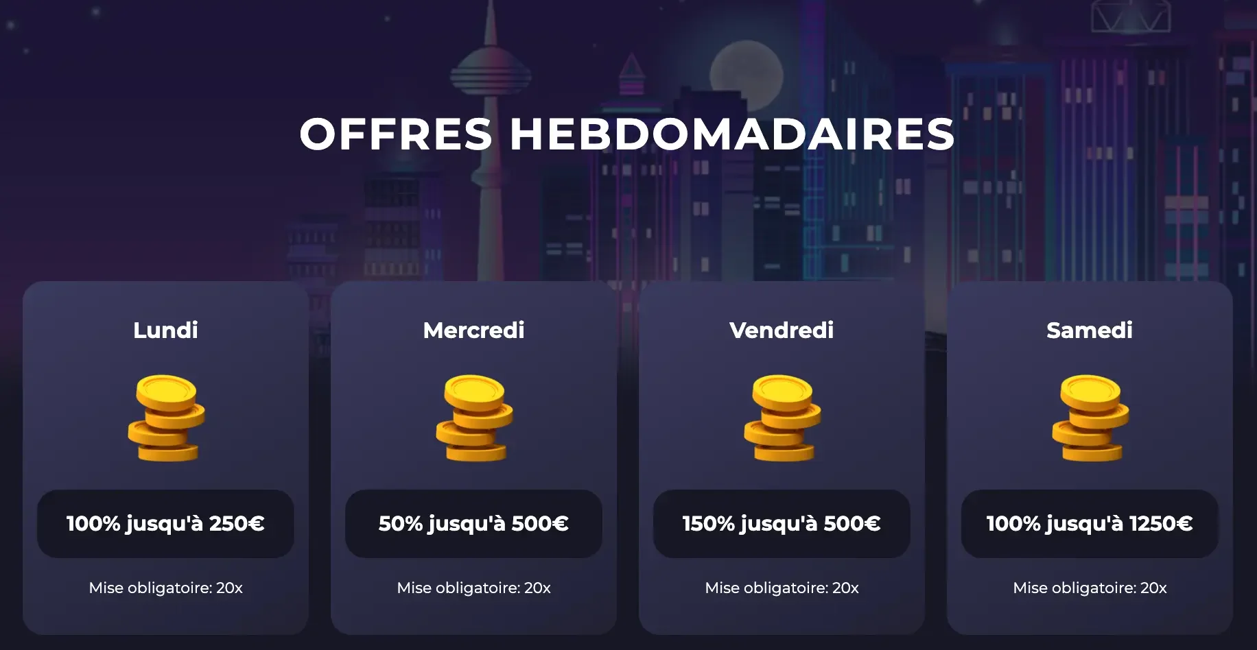 Gxmble offres hebdomadaires