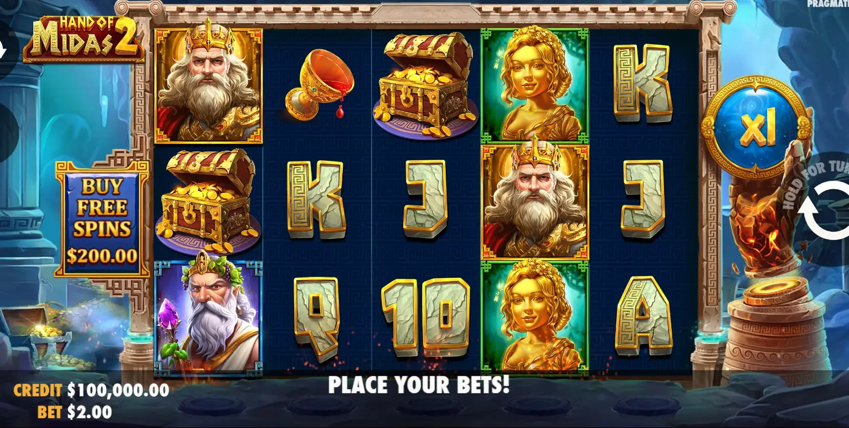 Hands of midas 2 slot casino