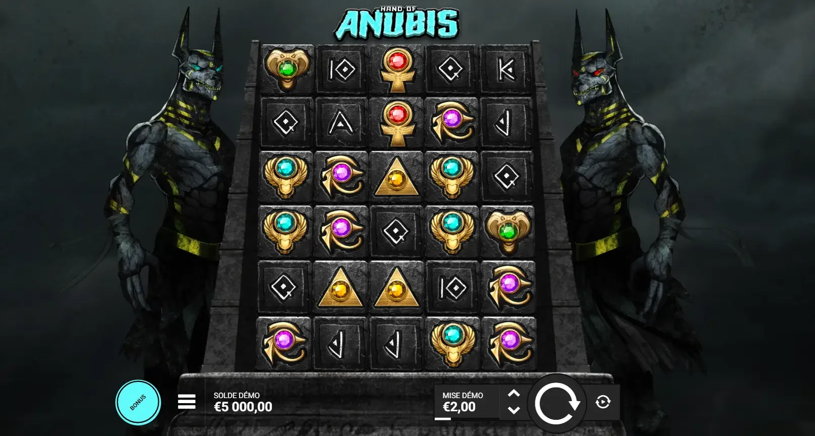 Hands of anubis slot casino