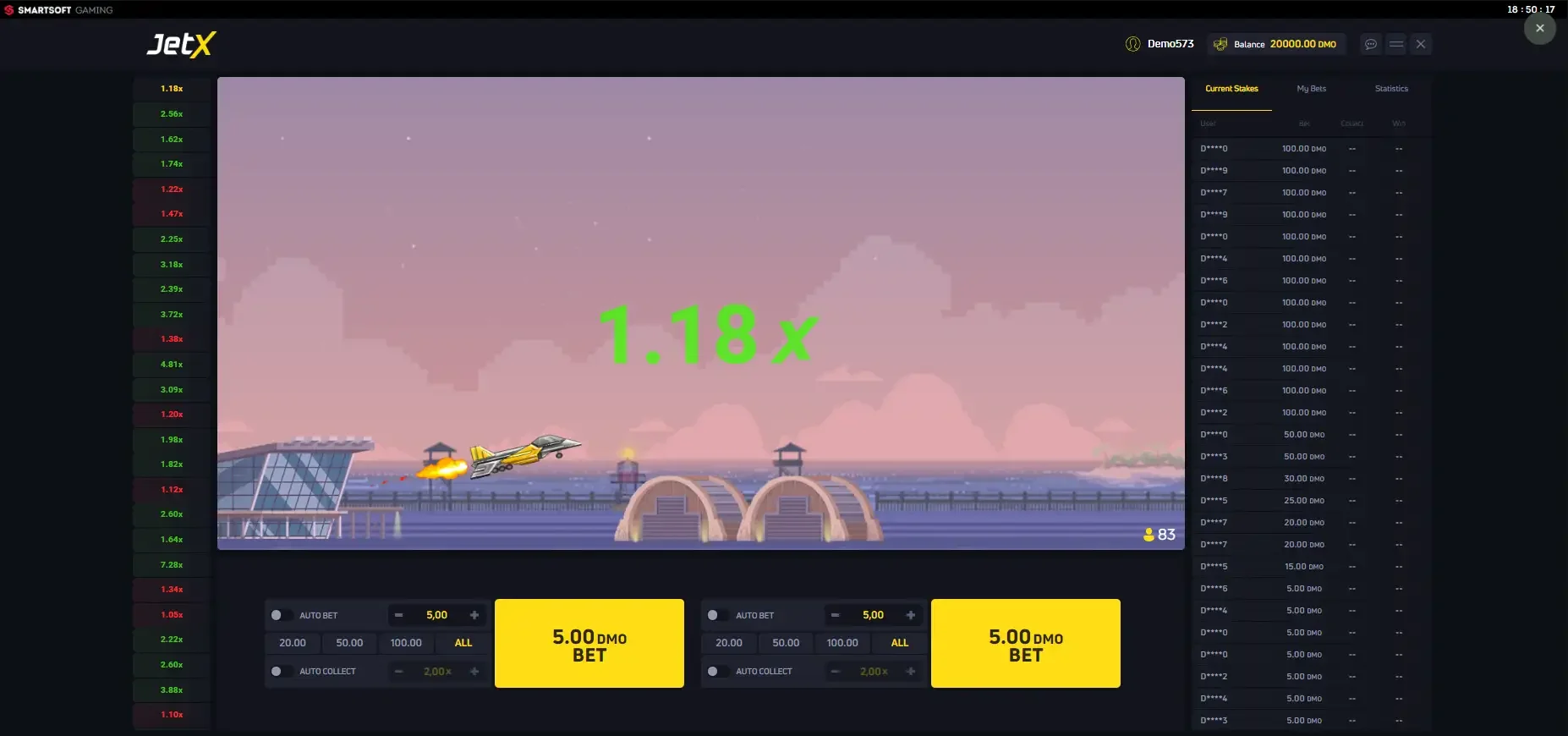 Jetx mini jeu casino en ligne