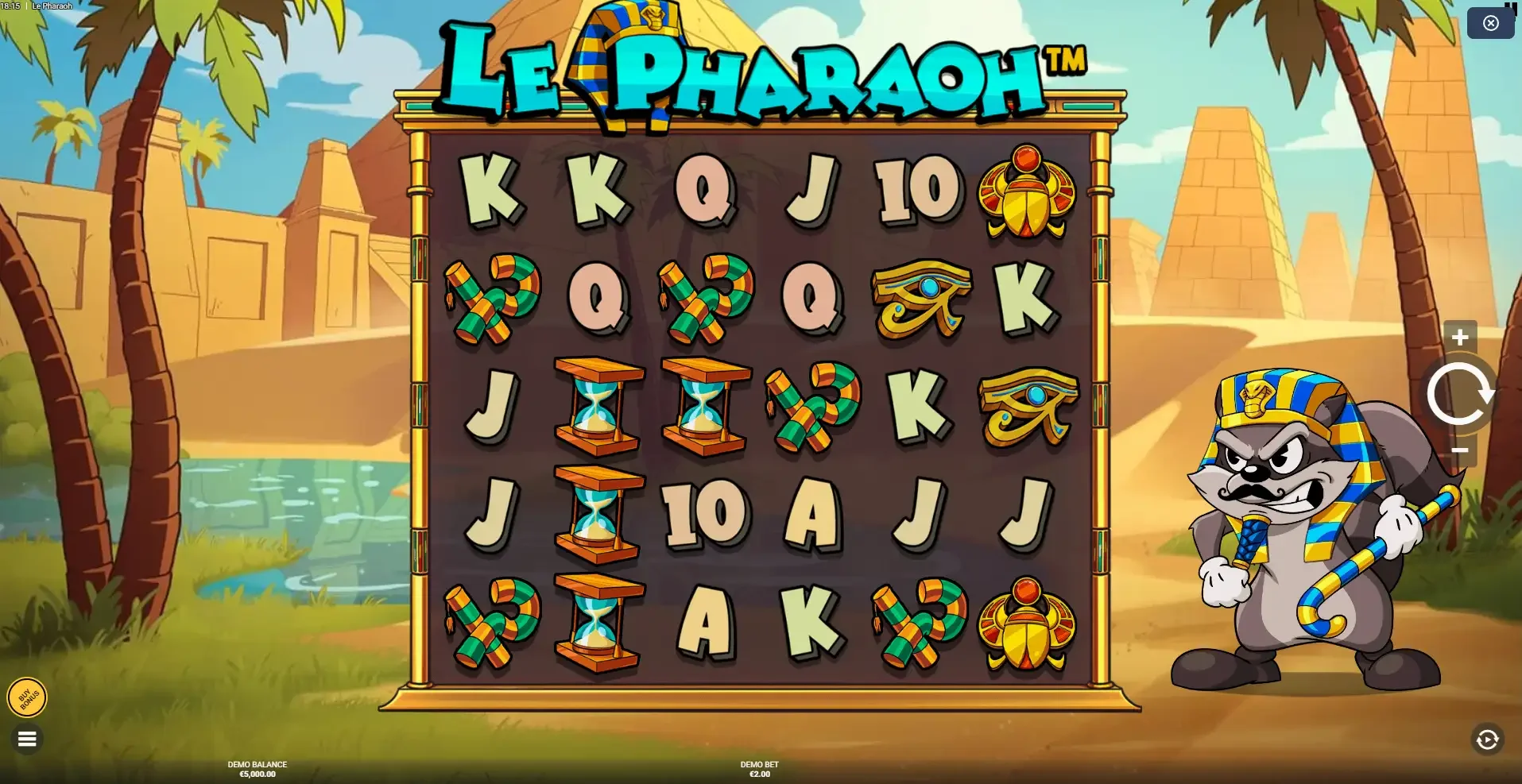 Le Pharaoh machine &agrave; sous