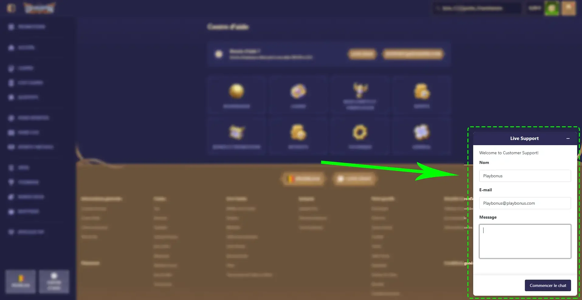 Livetchat bot divaspin casino