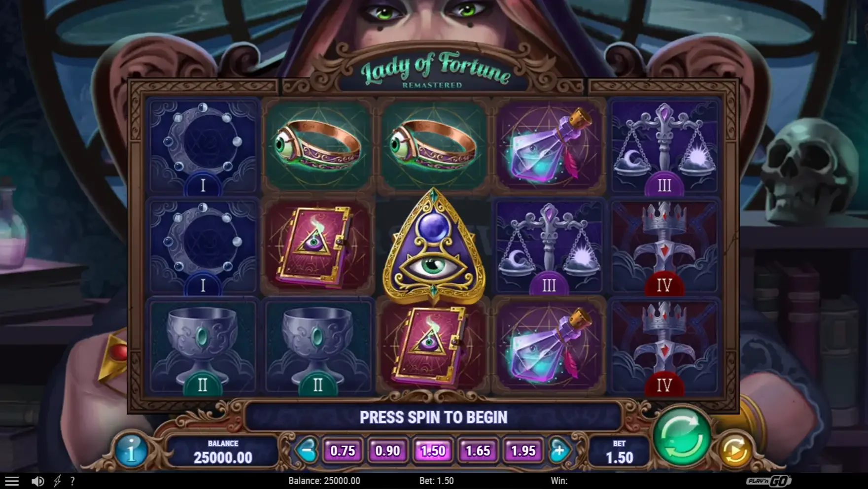 La machine &agrave; sous Lady of Fortune Remastered