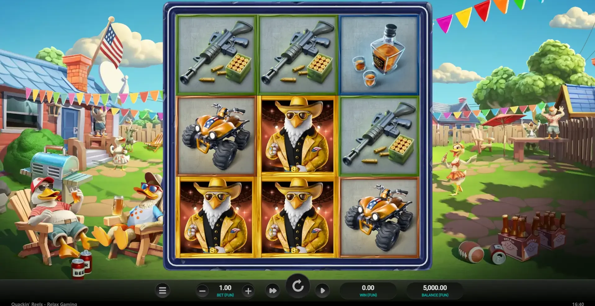 la machine &agrave; sous Quackin&rsquo; Reels