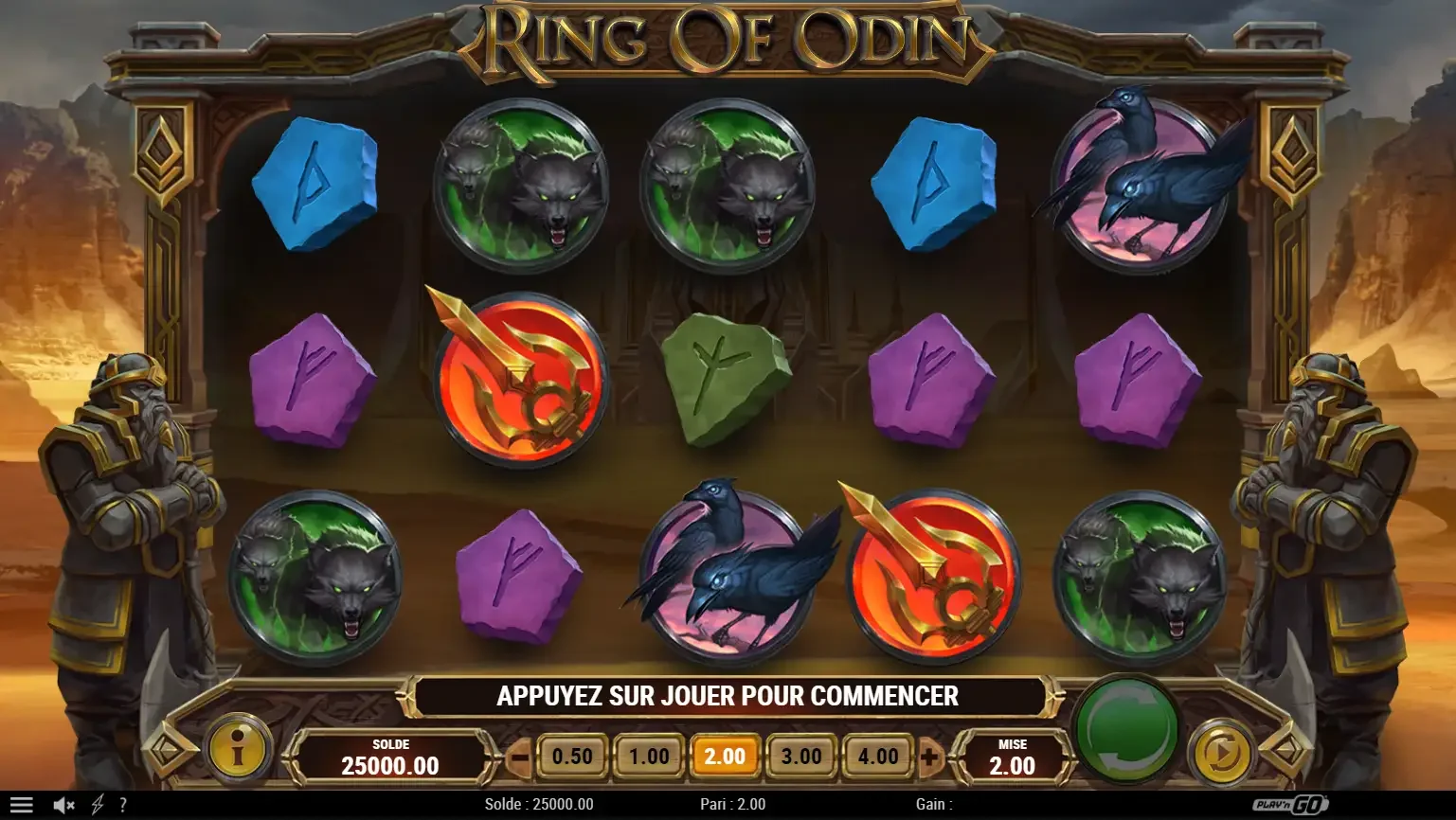 Ring of odin machine &agrave; sous slot casino