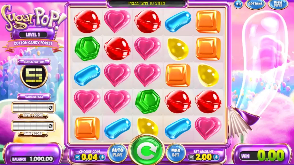 Sugar Pop machine &agrave; sous casino
