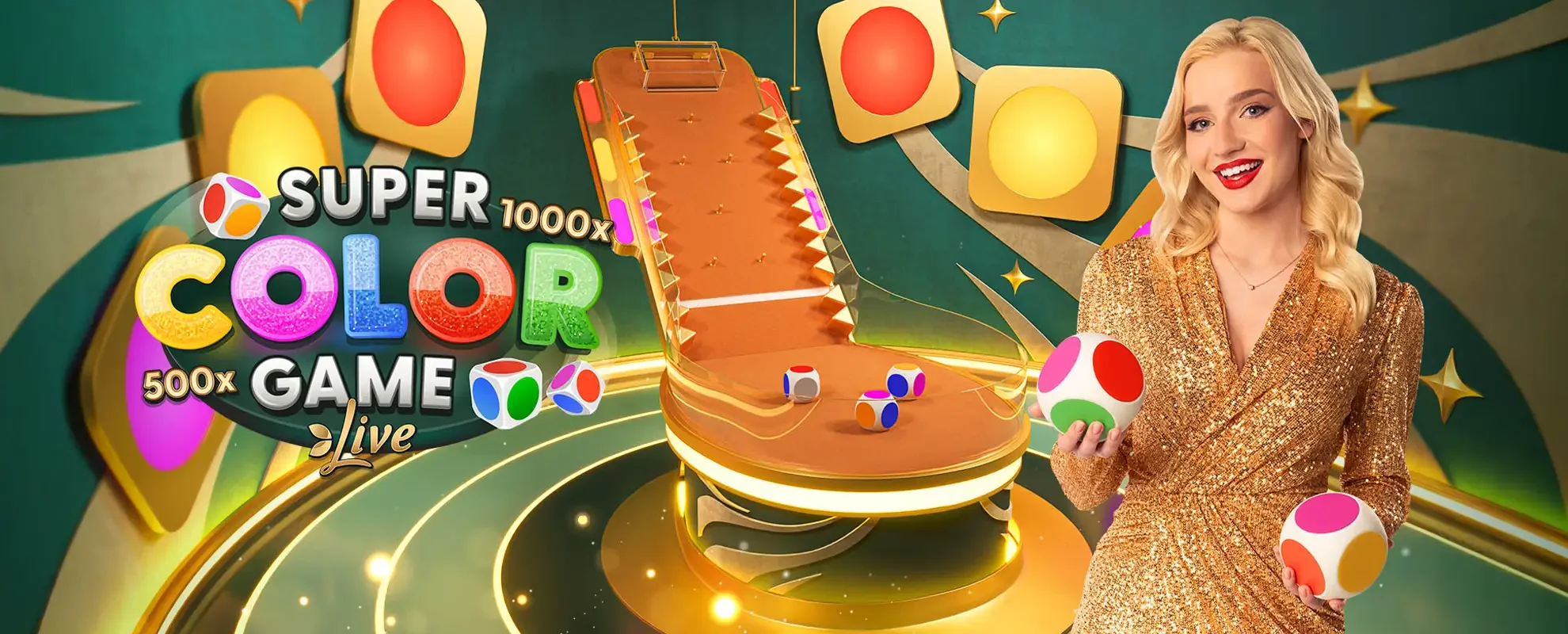 Super color game live evolution gaming