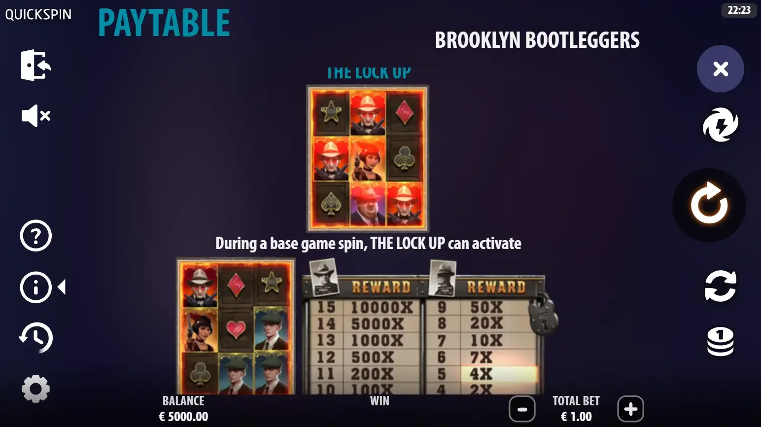 Symboles de la machine &agrave; sous Brooklyn Bootleggers