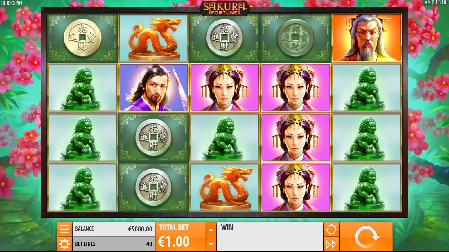 Sakura fortune machine &agrave; sous slot casino