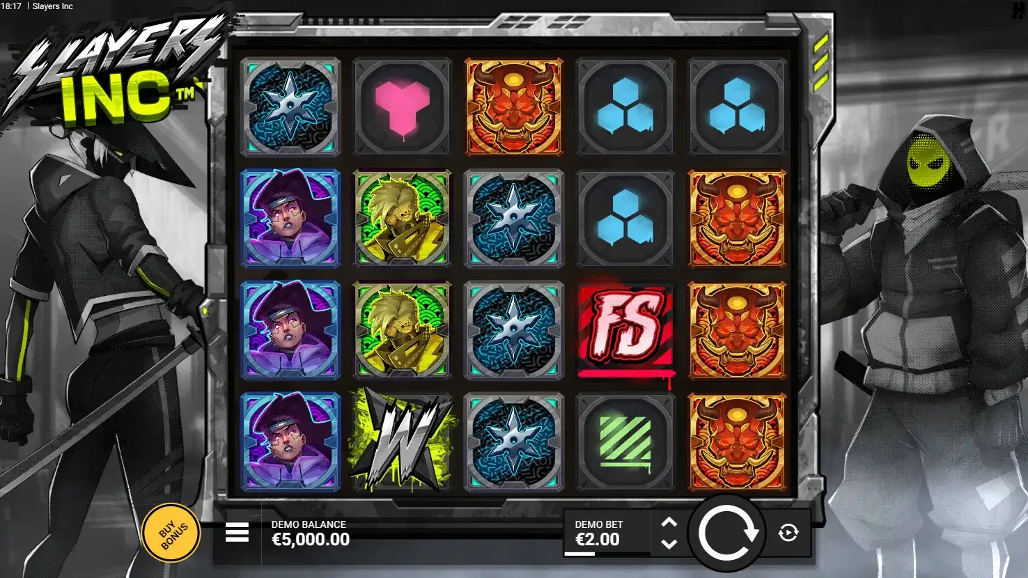 Slayers inc machine &agrave; sous casino