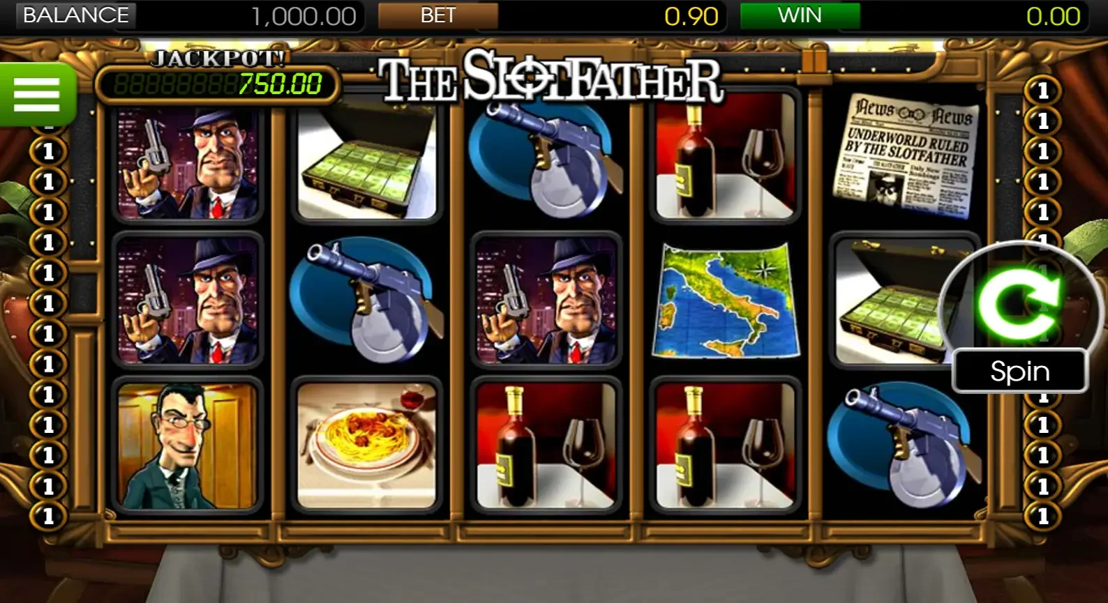 The Slotfather : Book of Wins machine &agrave; sous