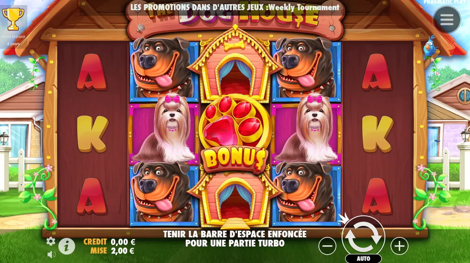 machine &agrave; sous dog house