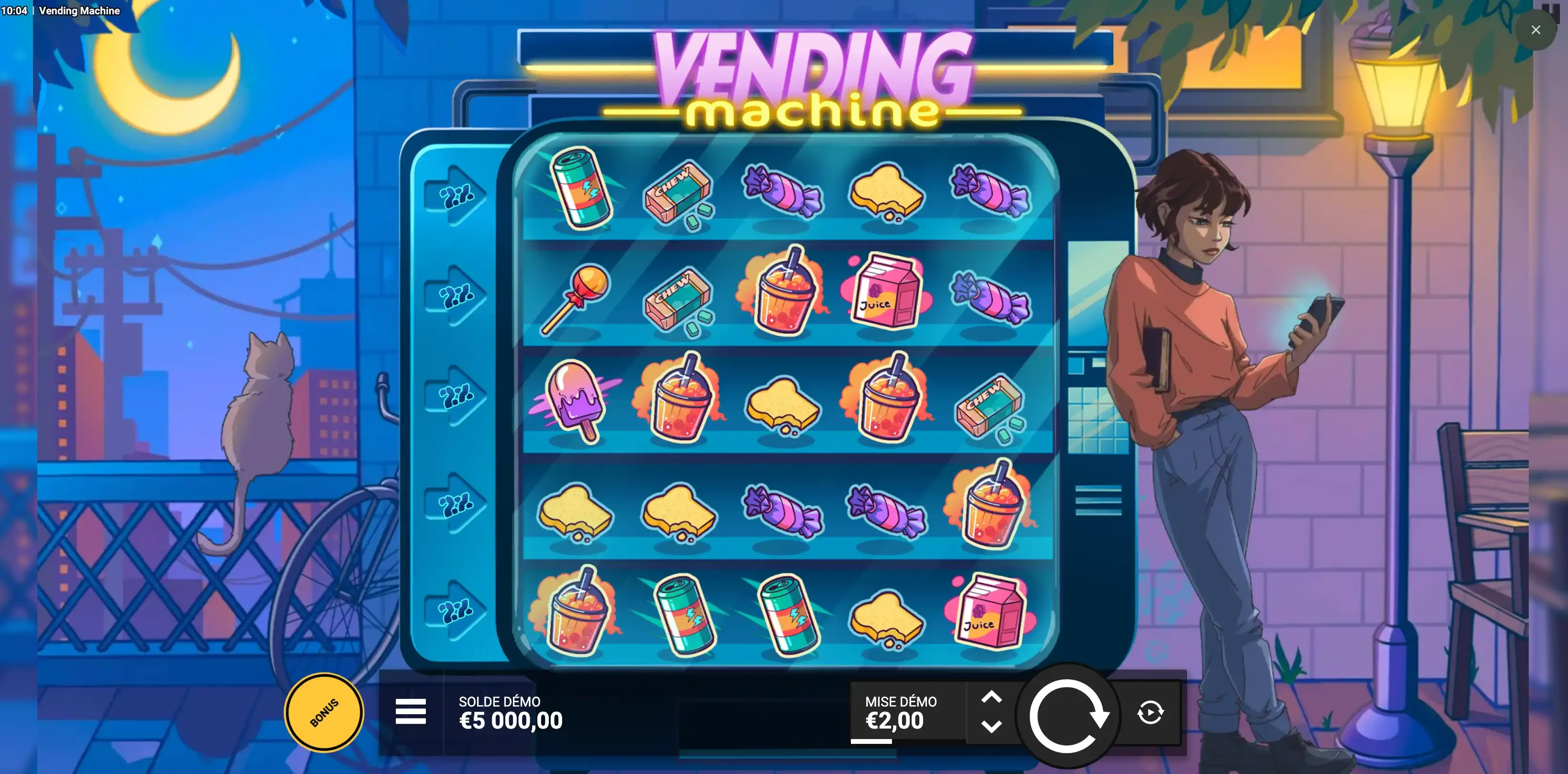 la machine &agrave; sous Vending Machine