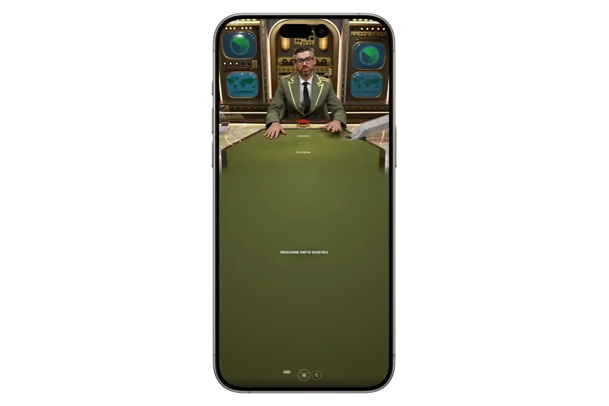 Le jeu war-live par evolution gaming sur mobile