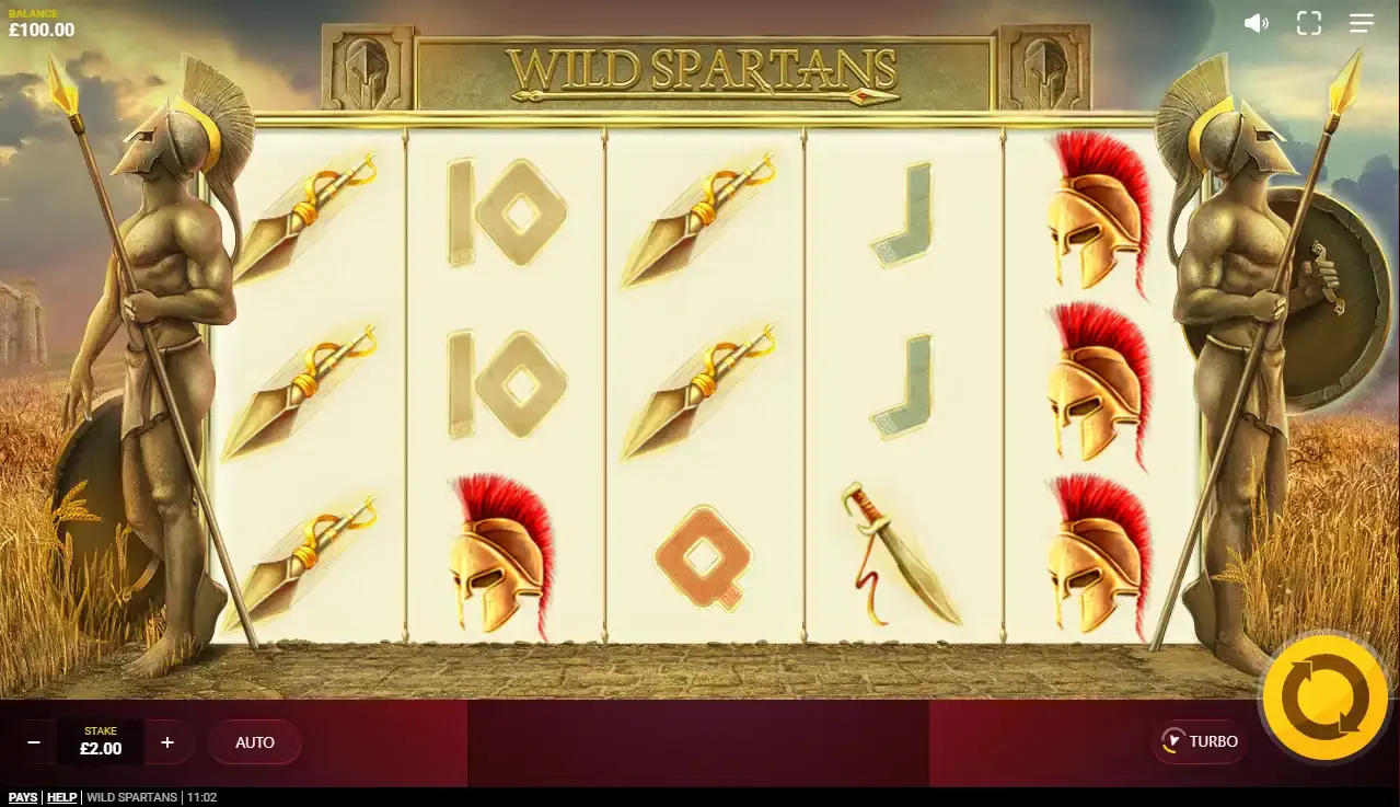 la machine &agrave; sous Wild Spartans