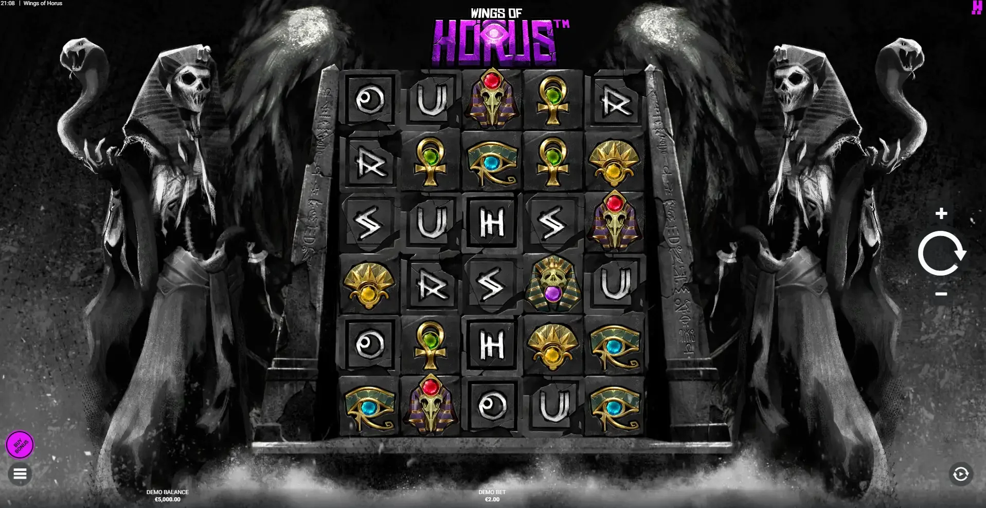 la machine &agrave; sous Wings of Horus