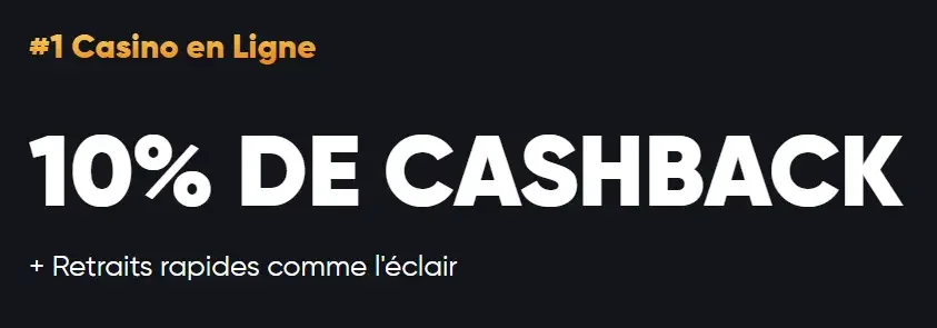 Le cashback du casino en ligne Instant Casino